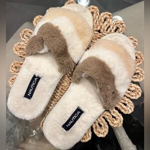 Nautica fur sandals